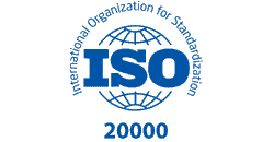 ISO 20000 certified